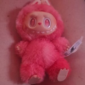 Pink
This is a POP MART Labubu "Love" Big Into Energy Series plush toy. Labubu
